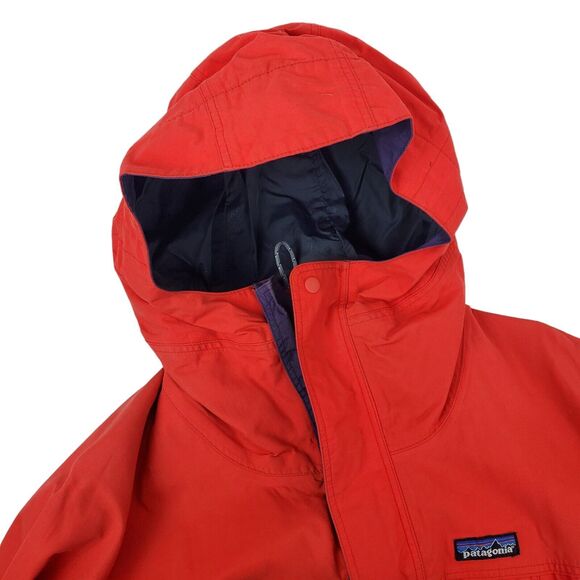 Vintage PATAGONIA Jacket Adult Medium Red Parka Hooded Casual Outdoor Winter - Picture 2 of 13
